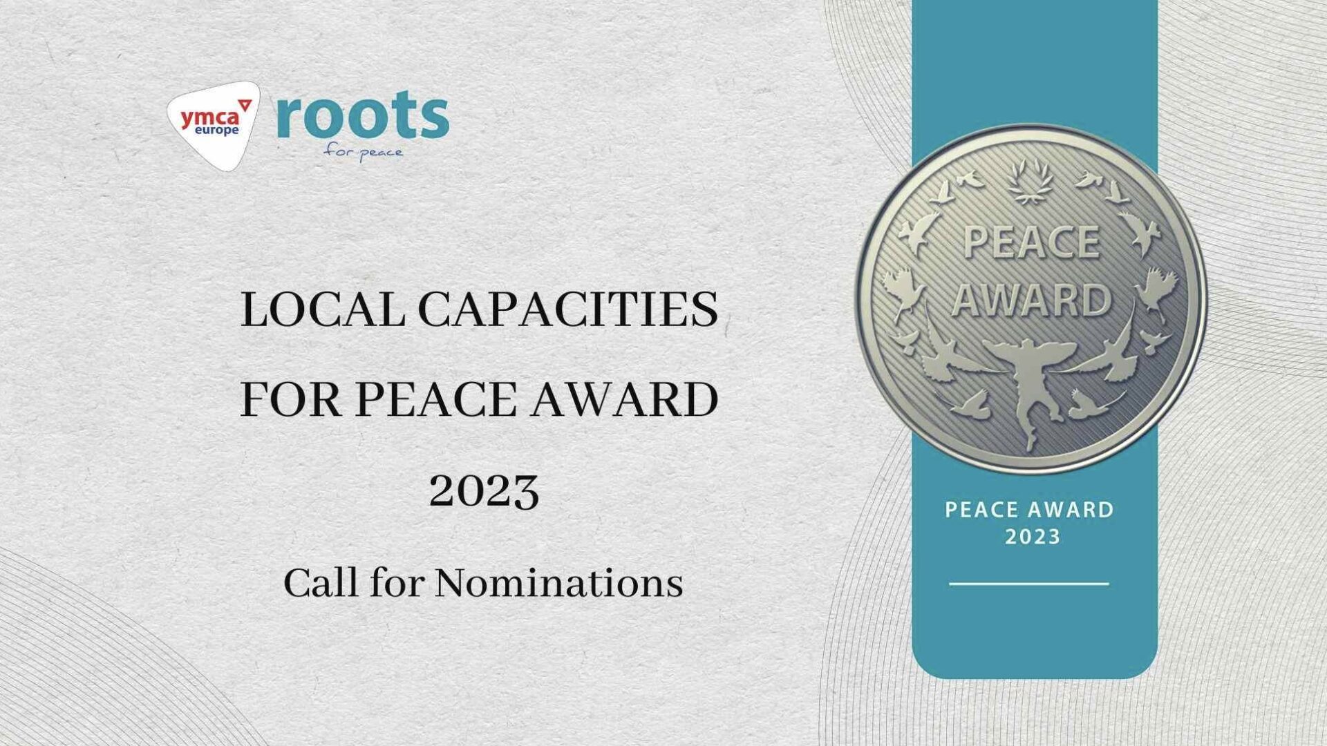 YMCA Europe Roots Peace Award 2023 Call For Nominations – ROOTS